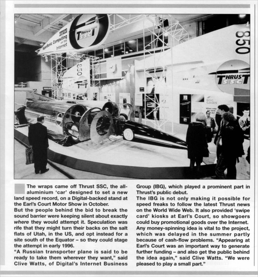 SSC at Earl's Court Show