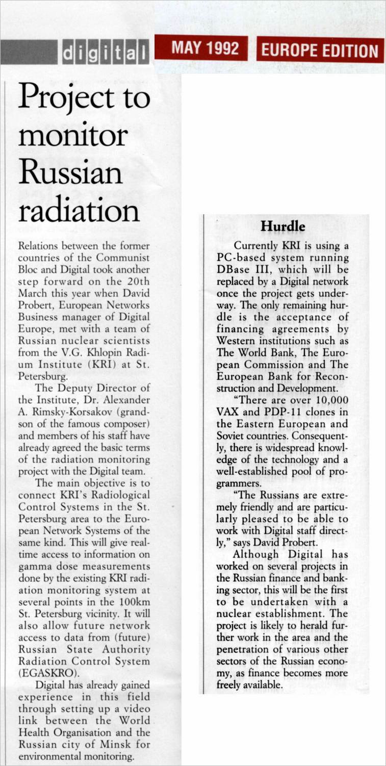 Radiation Monitoring