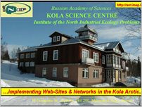 Click to enlarge KolaNet Presentation Slide - Invited Presentation at 10th Anniversary of INEP, Apatity, Murmansk Region, Russia