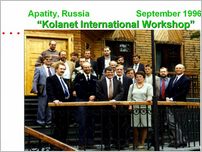 Click to enlarge KolaNet Presentation Slide - Invited Presentation at 10th Anniversary of INEP, Apatity, Murmansk Region, Russia