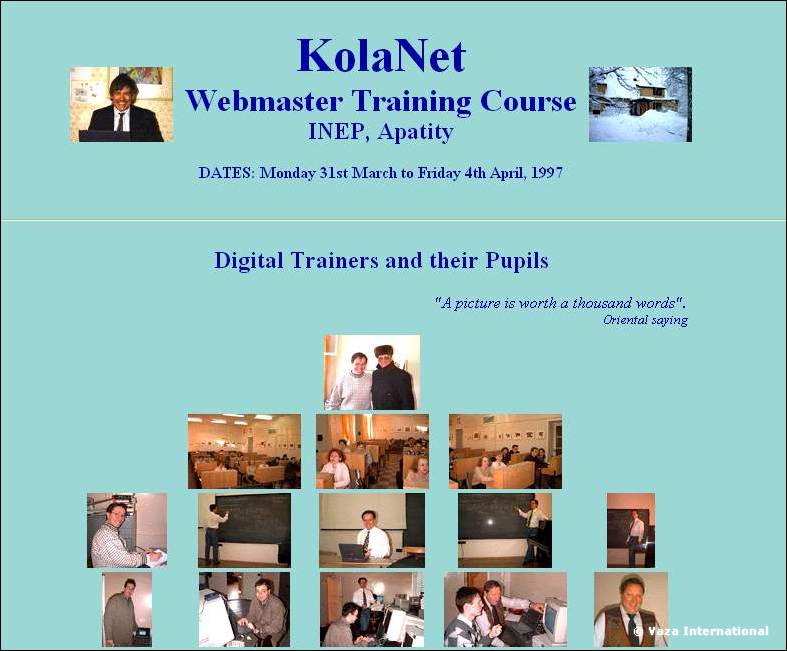 KolaNet Training - 1997