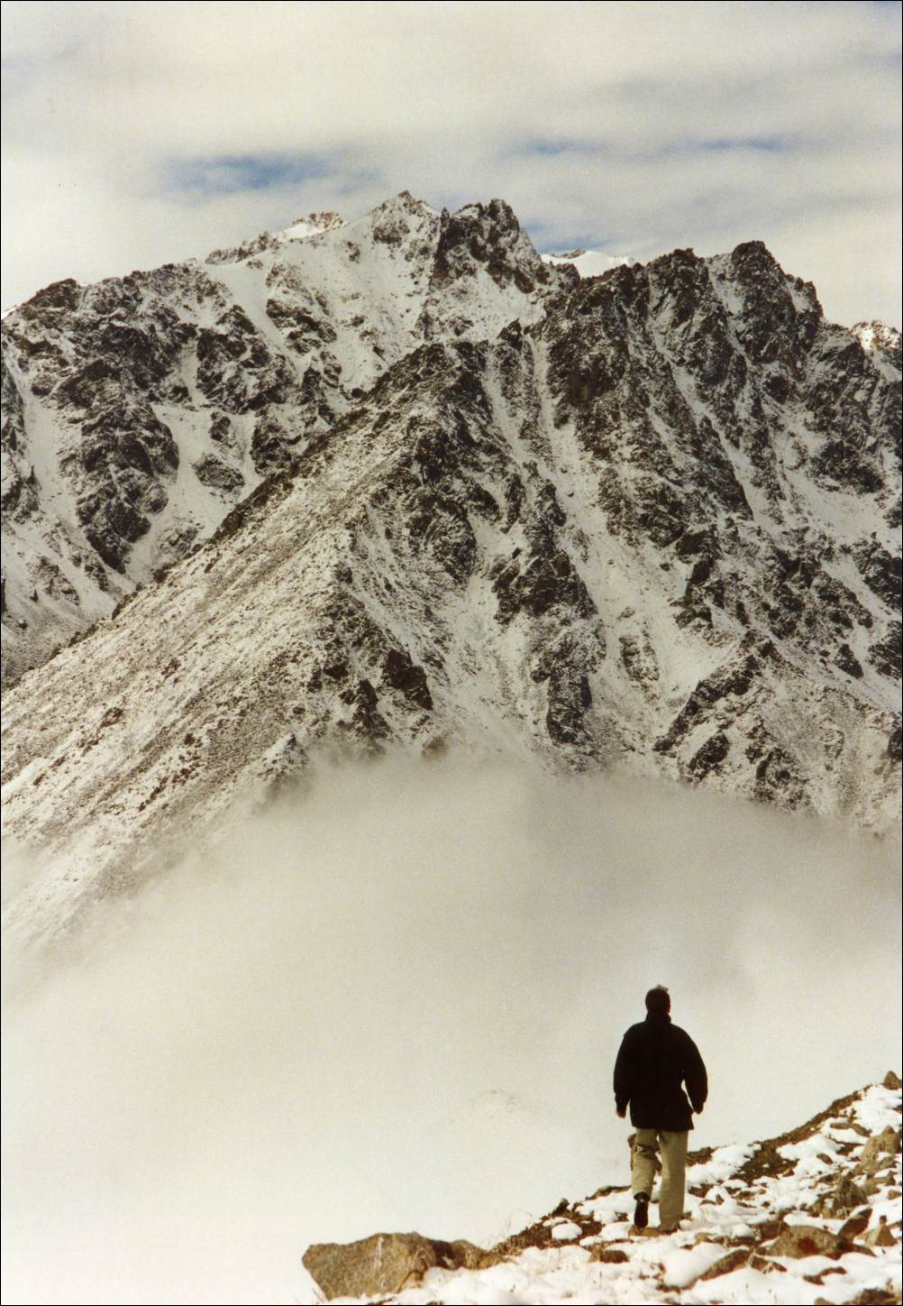 Hiking up Mt Almatinski
