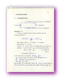 Click to enlarge - The Evolution of Stochastic Automata - Thesis by Dr David E Probert - Statistical Laboratory - Cambridge University - 1973 to 1976