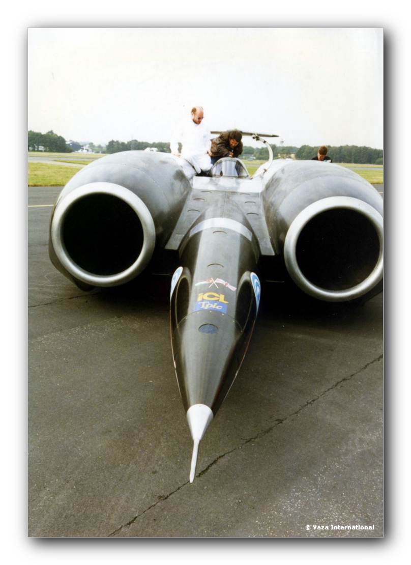 ThrustSSC Nose Cone -Farnborough Press Day