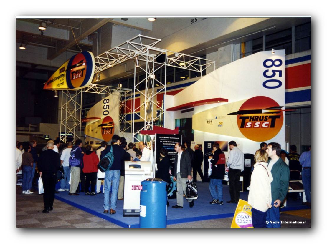 Earl's Court Motor Show - Thrustssc Stand