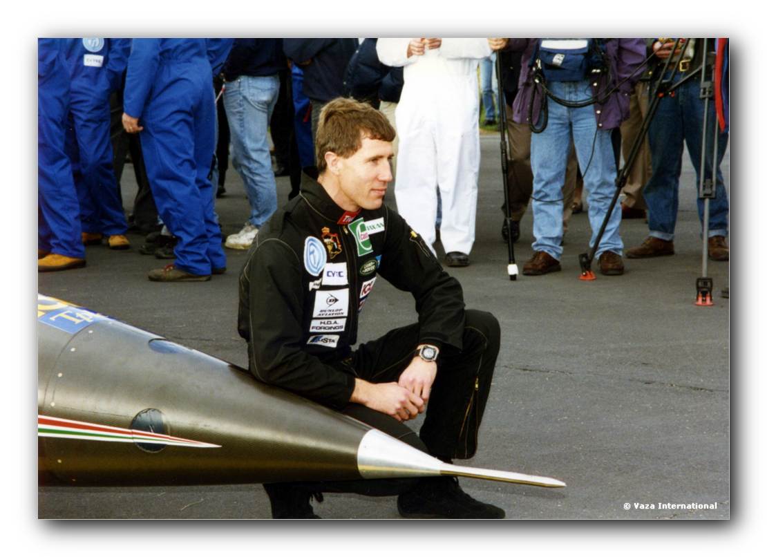 Andy Green with SSC NoseCone