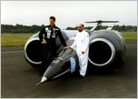 Click to enlarge thrusstssc image - Photos taken mainly on the Farnborough Airfield Press Day 