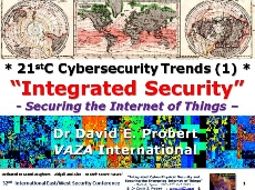 Right Click to Download Presentation on Integrated Cyber-Physical Security for the Internet of Things