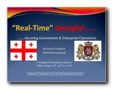 Right Click to Download Real-Time Georgia Slides from GITI 2008 - Tbilisi!