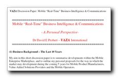 Right Click to Download White Paper on Real-Time Mobile Business Intelligence and Communications!